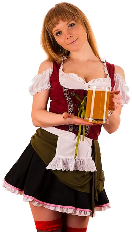 oktoberfest camping ragazza